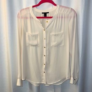 Forever 21 cream colored blouse